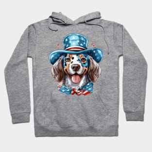 4th of July Dog #7 Hoodie